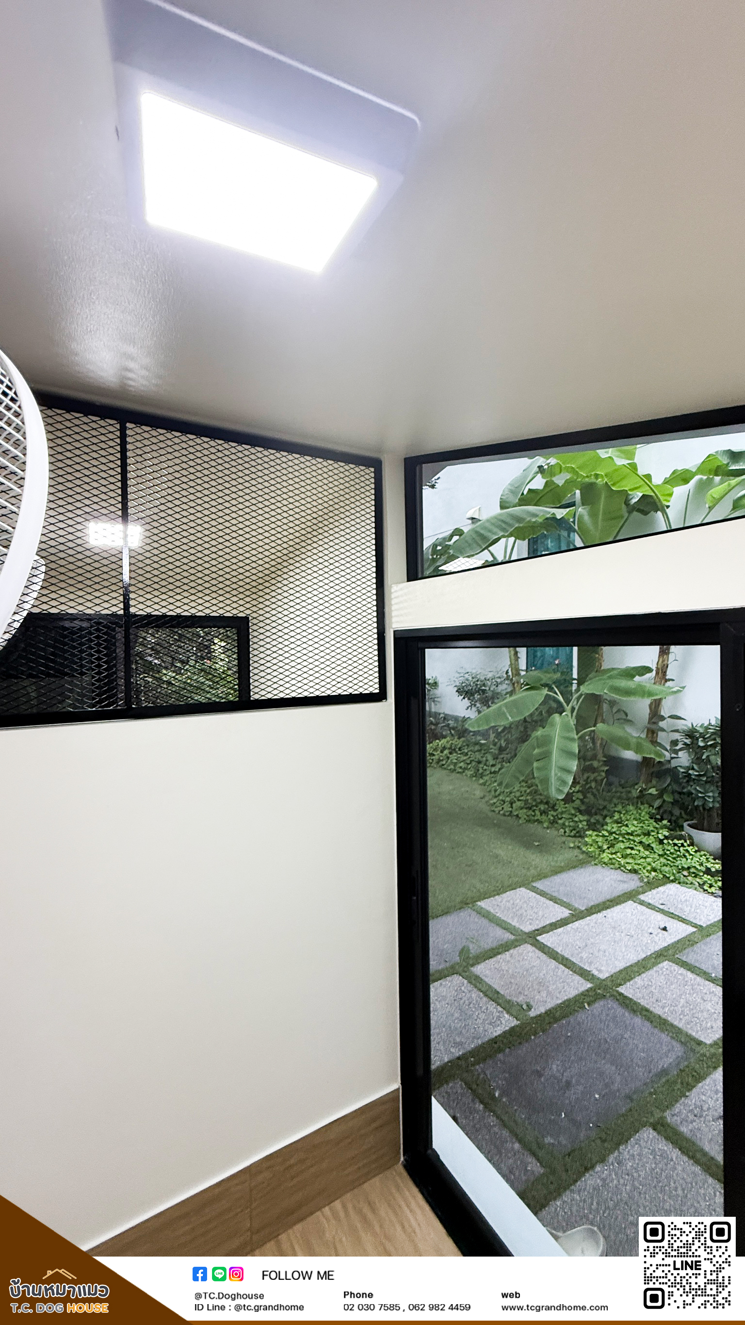บ้านหมา บ้านแมว แบบ 11 นอร์ดิกสไตล์ ขนาด 150x300x200cm. - Image 8