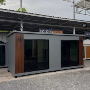 บ้านหมา บ้านแมว แบบ 10 โมเดิร์นสไตล์ ขนาด 180x500x240cm.