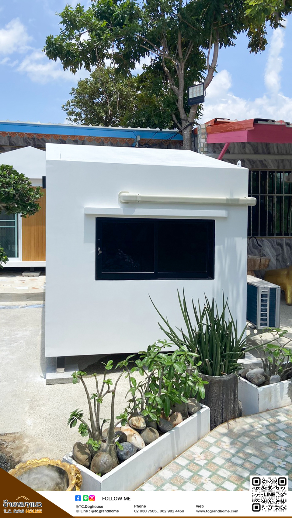 บ้านหมา บ้านแมว แบบ 11 นอร์ดิกสไตล์ ขนาด 200x300x220cm. - Image 3