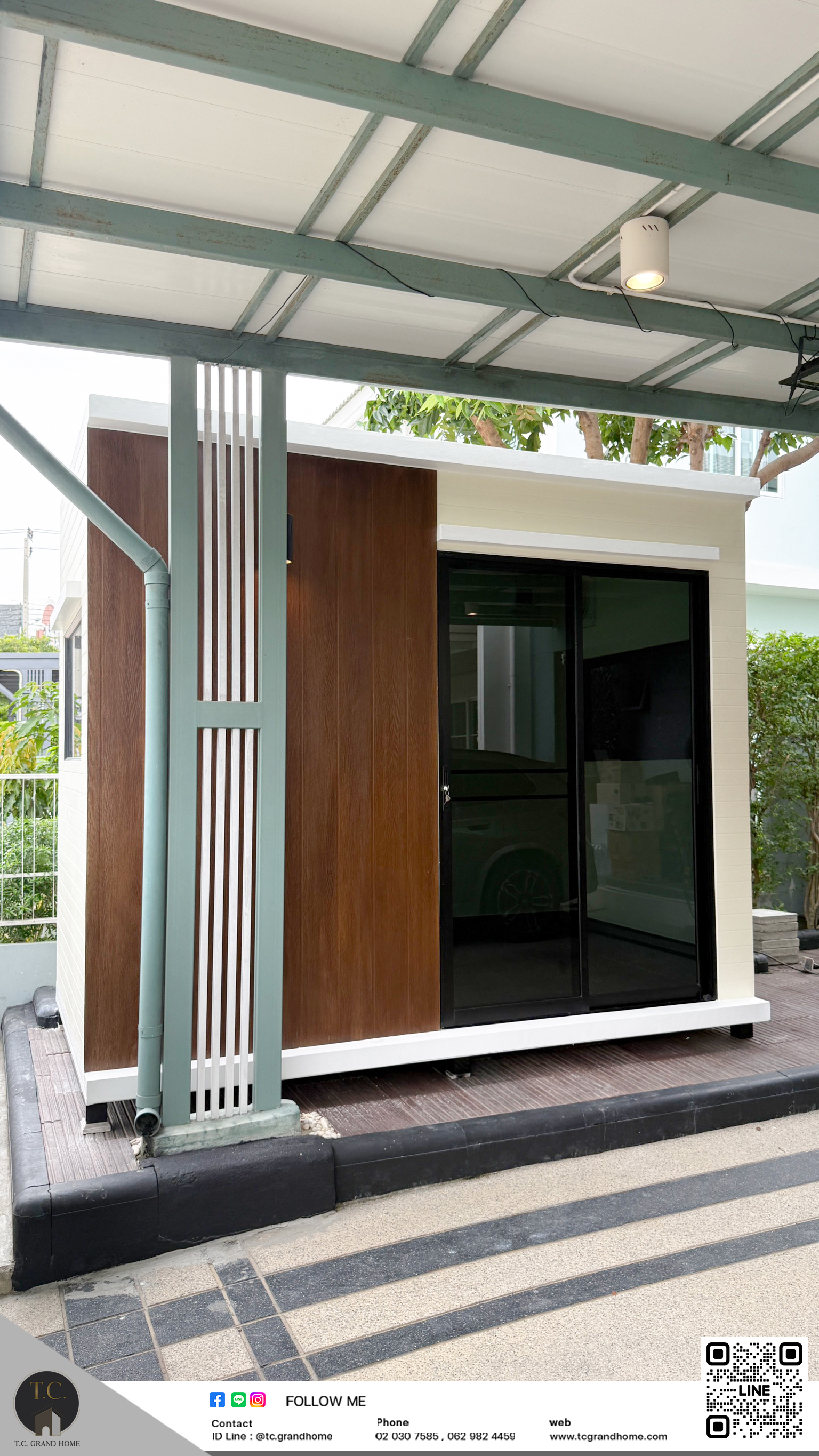ห้องเก็บของ ห้องเก็บของ แบบ 3 โมเดิร์นสไตล์ ขนาด 170x300x250cm. - Image 3
